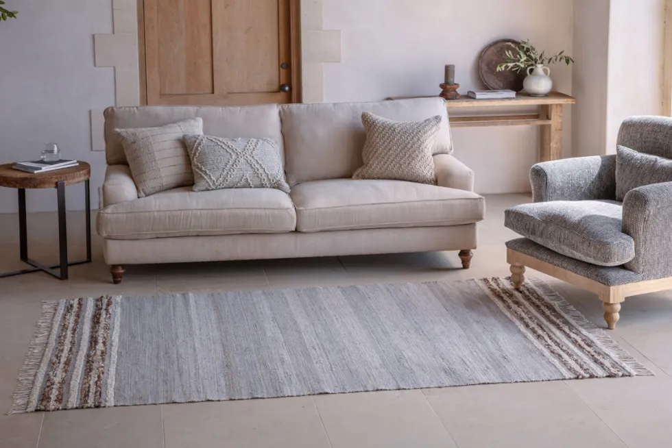 Aadita Jute & Wool Rug - Grey