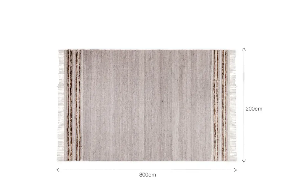 Aadita Jute & Wool Rug - Grey