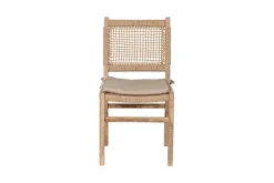 Aamani Mango Wood & Cord Dining Chair - Natural