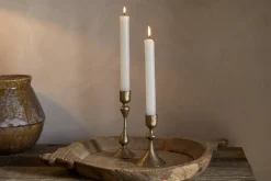 Aarya Candlestick - Brass - (Set of 2)