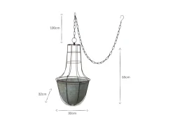 Abari Caged Hanging Planter