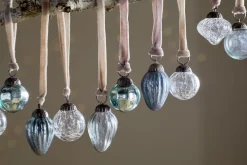 Adisa Bauble Jar - Antique Teal & Clear - (Set of 16)