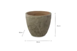 Affiti Clay Planter - Medium