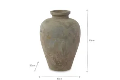 Affiti Clay Tapered Pot - Small