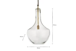 Agatarla Recycled Glass Pendant - Large