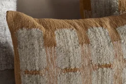 Akki Wool & Cotton Cushion Cover - Ochre