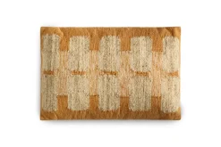 Akki Wool & Cotton Cushion Cover - Ochre