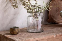 Akra Recycled Glass Vase - Clear