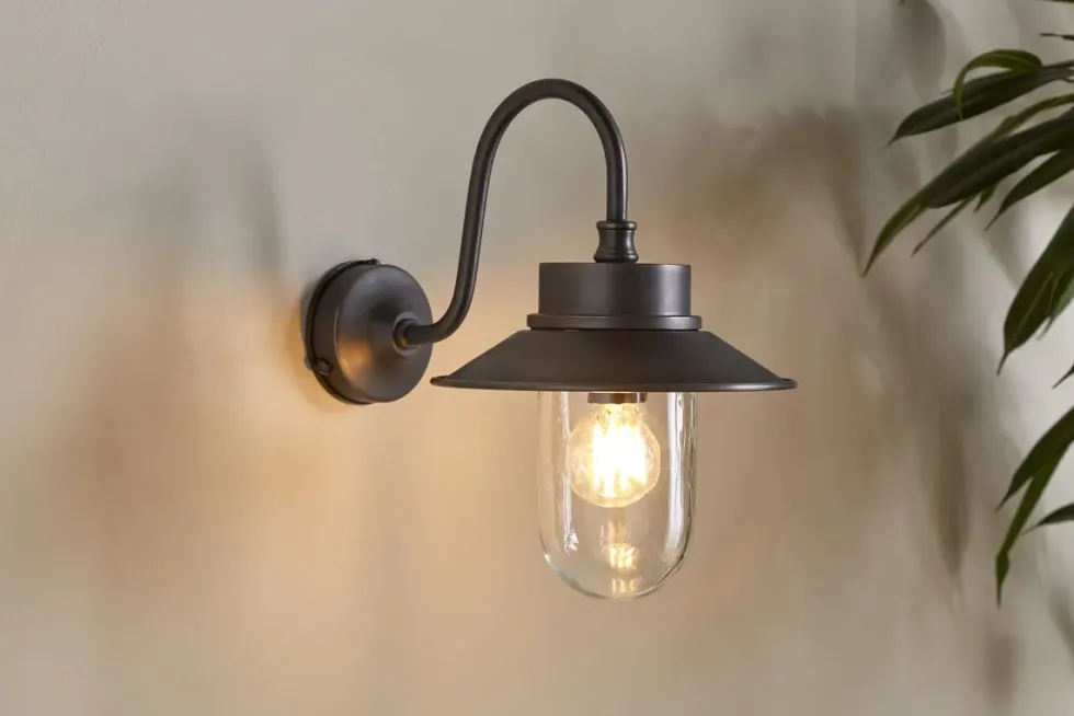 Alwar Outdoor Wall Light - Antique Bronze