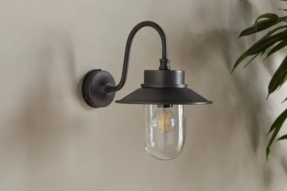Alwar Outdoor Wall Light - Antique Bronze