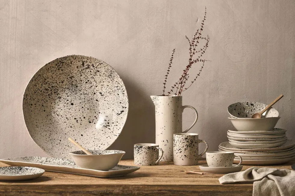 Ama Cup & Saucer - Splatter