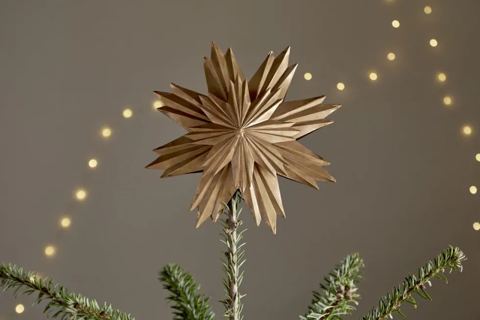 Amata Tree Topper - Antique Brass