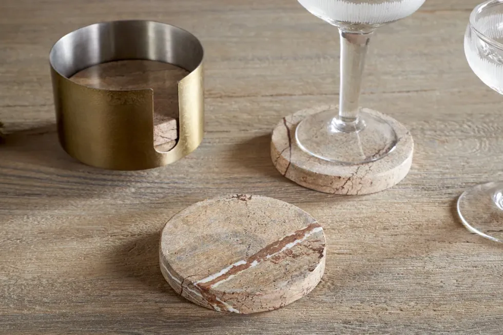 Amaya Coasters - Aged Antique