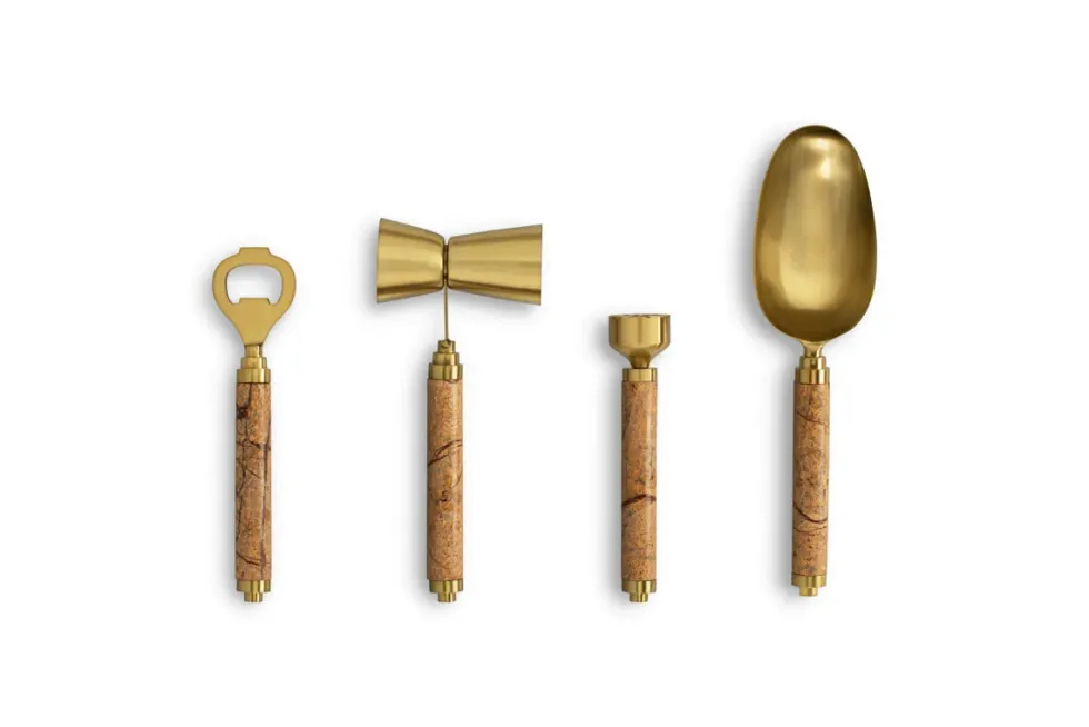 Amaya Cocktail Set - Aged Antique - (Set of 4)