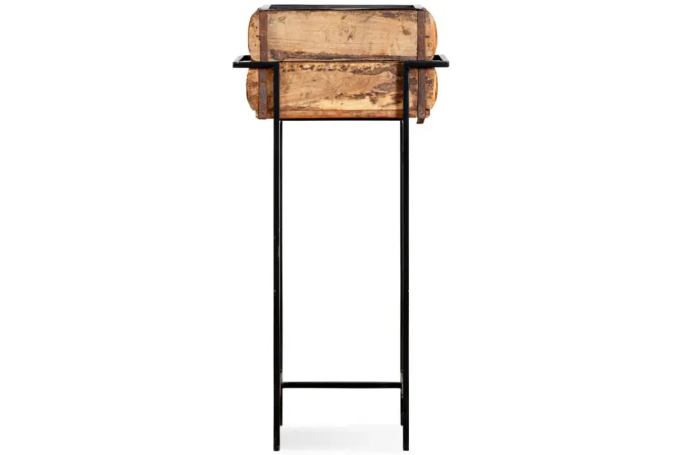 Amazzi Indoor Planter Stand - Natural & Black
