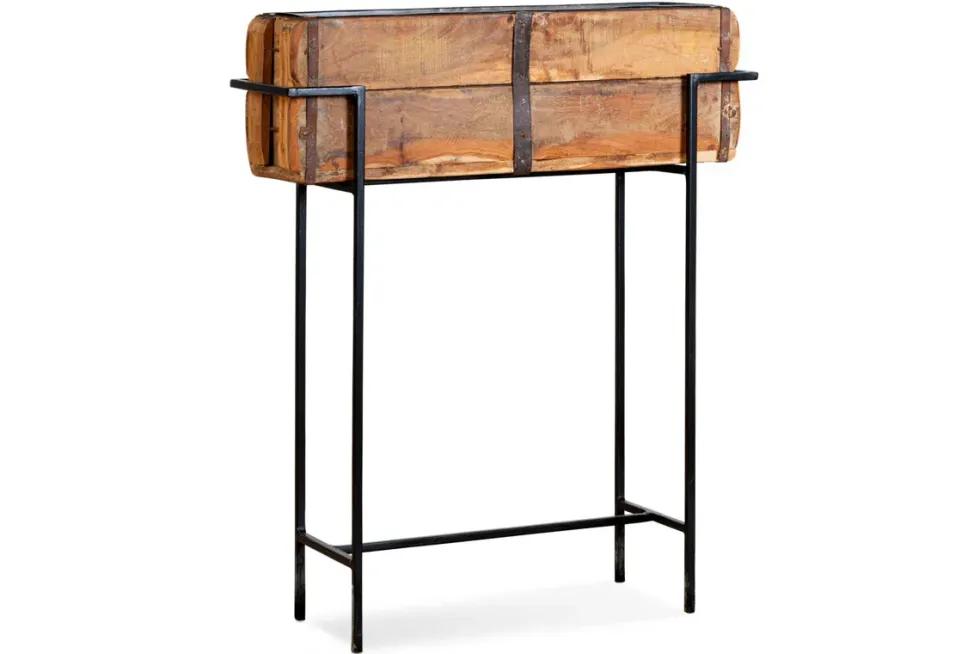 Amazzi Indoor Planter Stand - Natural & Black
