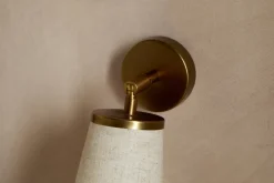 Ame Linen Wall Spot Light - Off White