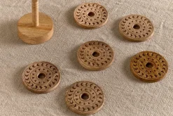 Anali Mango Wood Coasters - Natural