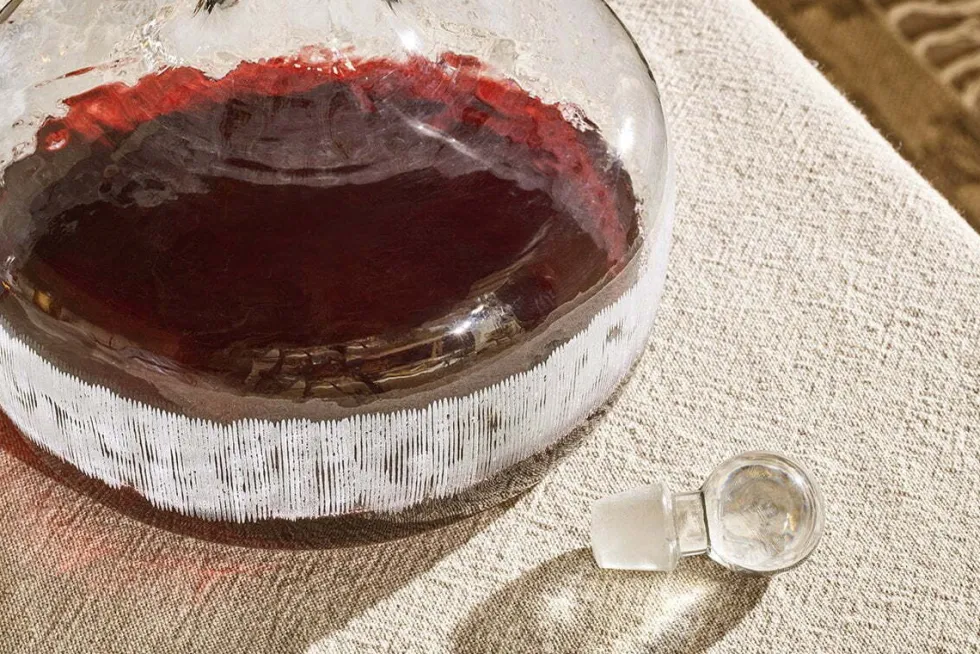 Anara Etched Decanter
