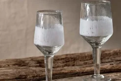 Anara Etched Wine Glass - Clear - (Set of 4) - Large