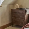 Anbu Acacia Chest of Drawers - Washed Walnut