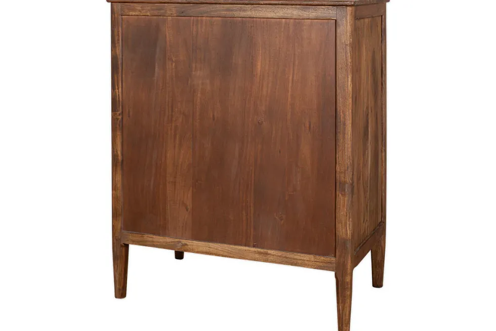 Anbu Acacia Chest of Drawers - Washed Walnut