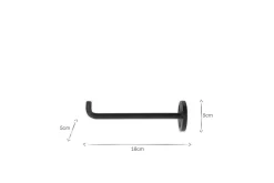 Aniko Iron Hook - (Set of 2)