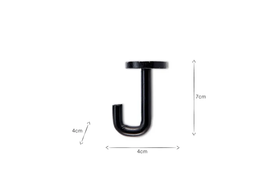 Aniko Iron Hook - (Set of 2)