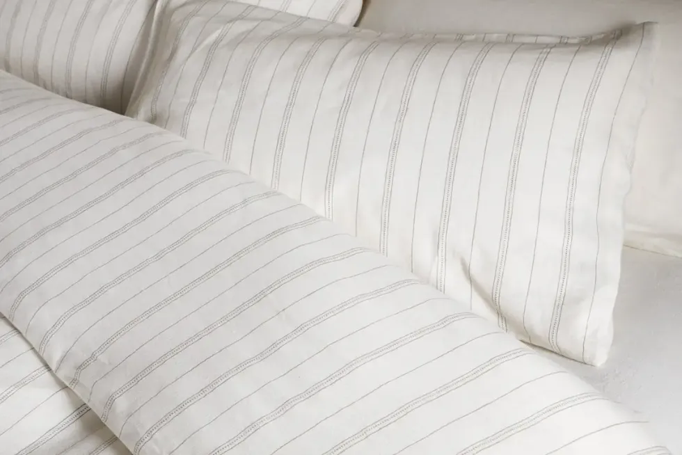 Anta Hemp & Cotton Duvet Cover - Sage Green