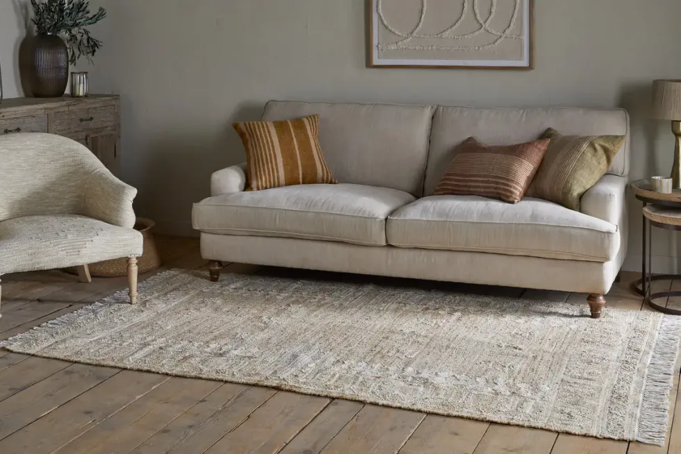 Aqil Jute & Cotton Rug - Natural