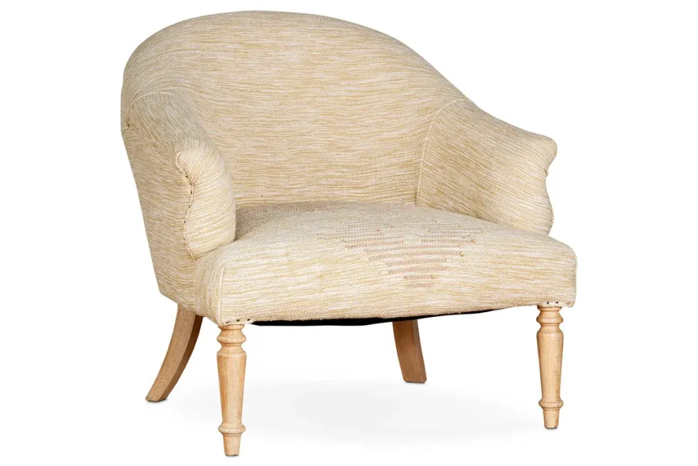 Aranya Cotton & Jute Occasional Chair - Natural