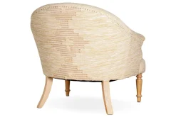 Aranya Cotton & Jute Occasional Chair - Natural