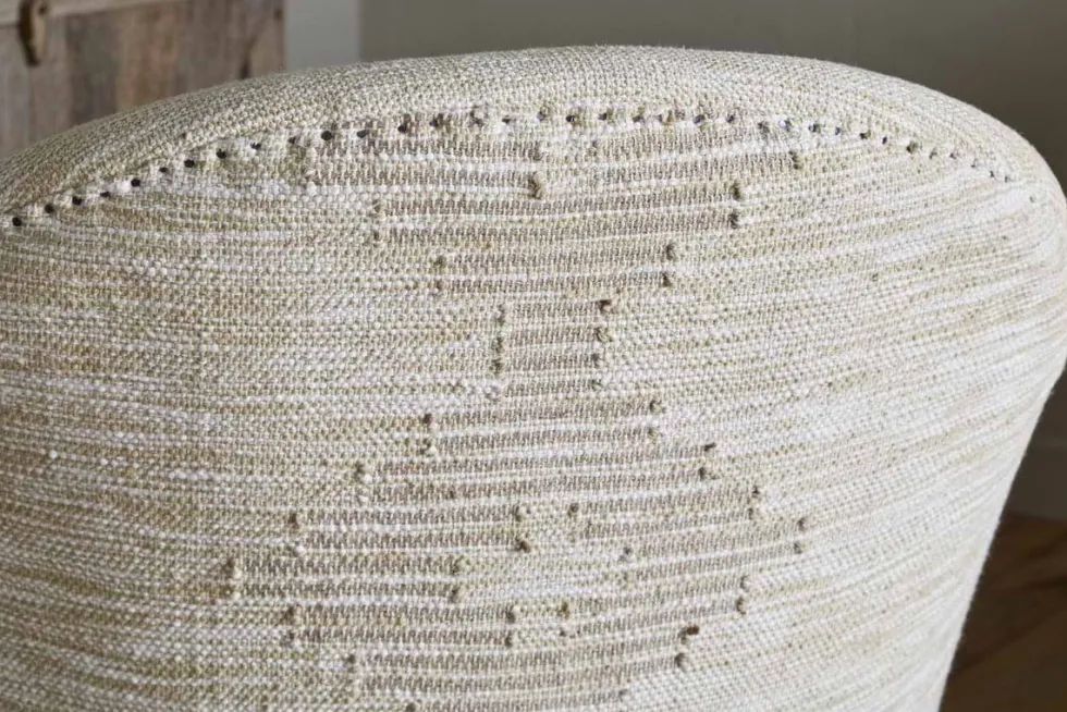 Aranya Cotton & Jute Occasional Chair - Natural