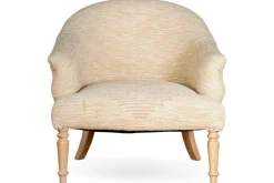 Aranya Cotton & Jute Occasional Chair - Natural