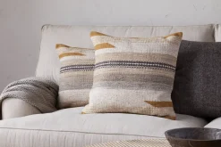 Aravali Wool Cushion Cover - Ochre