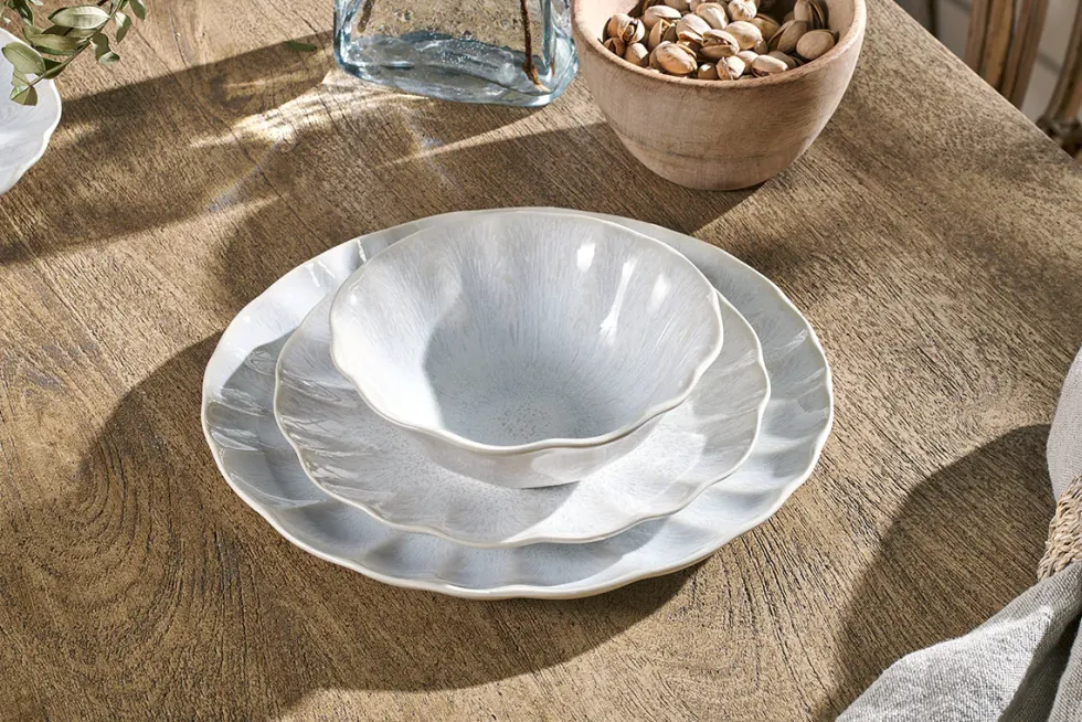 Aruvi Side Plate - Cream