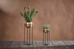 Atsu Brass Planter Stand