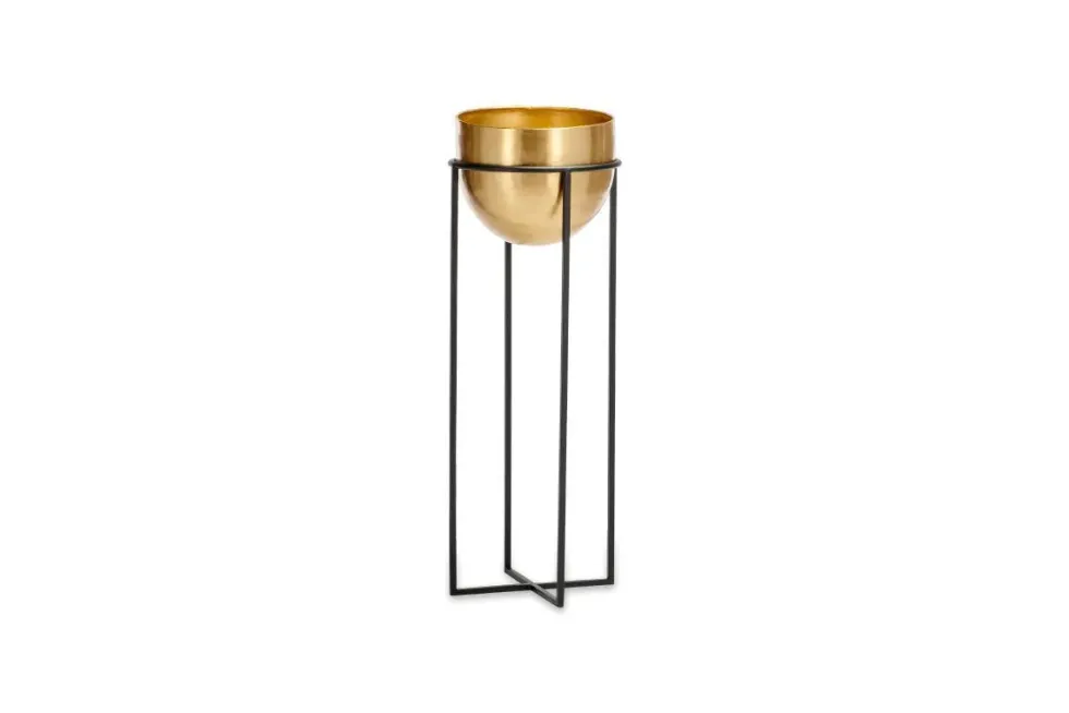 Atsu Brass Planter Stand