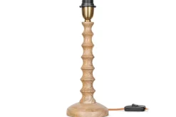Avisa Mango Wood Bedside Table Lamp