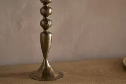 Ayo Pillar Candle Holder - Brass