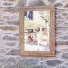 Bahula Decorative Outdoor Mirror - Rust