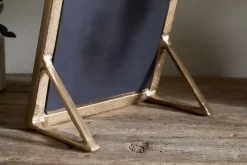 Baja Standing Mirror - Antique Brass