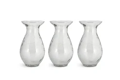 Bapti Bud Vases - Clear - (Set of 3)