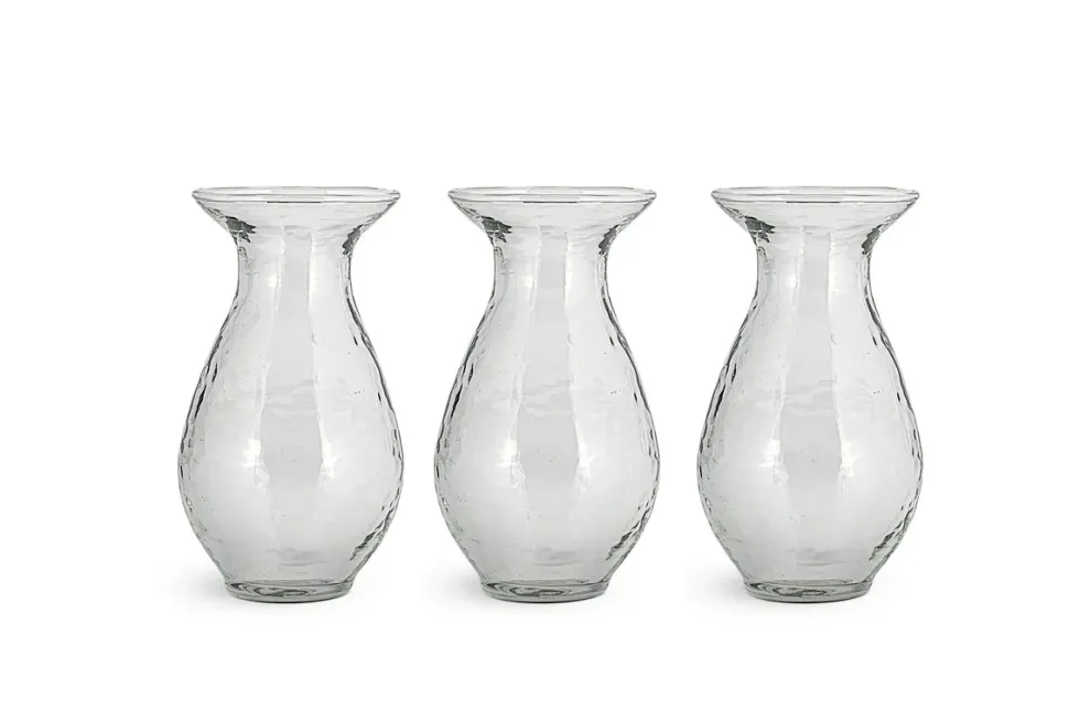Bapti Bud Vases - Clear - (Set of 3)