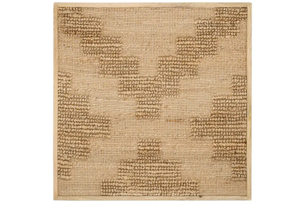 Bawal Wall Art - Cross - Natural