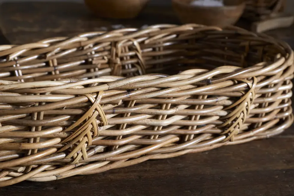 Bersama Rattan Bread Basket - Natural