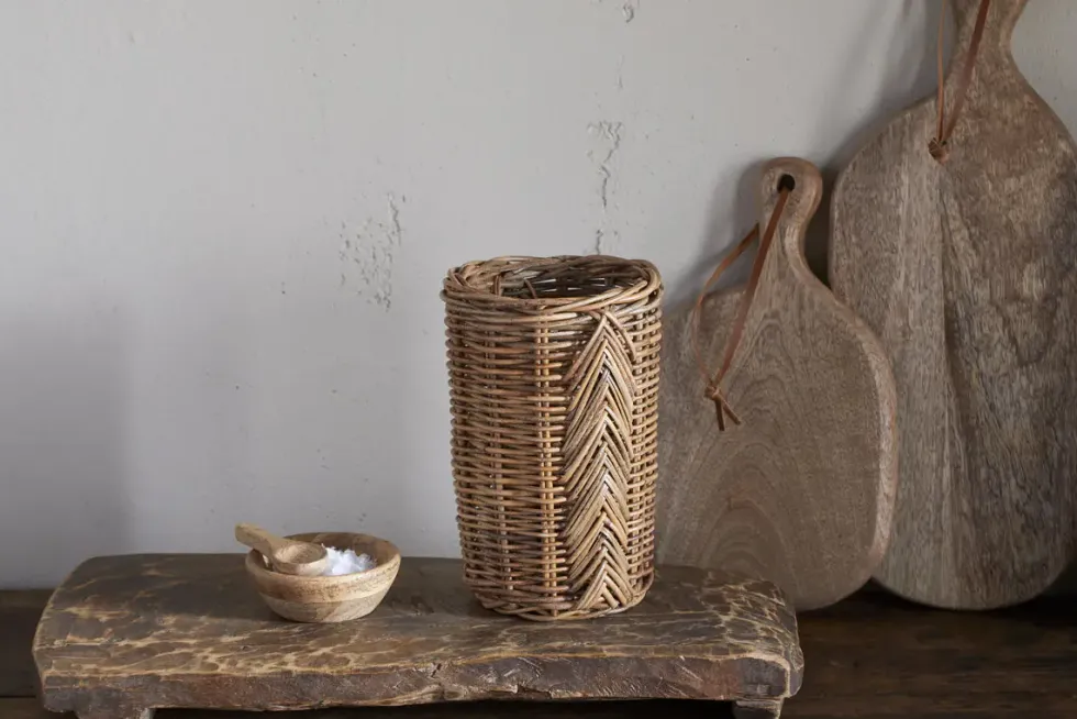 Bersama Rattan Utensil Holder - Natural