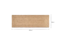 Braided Hemp Floor Runner
