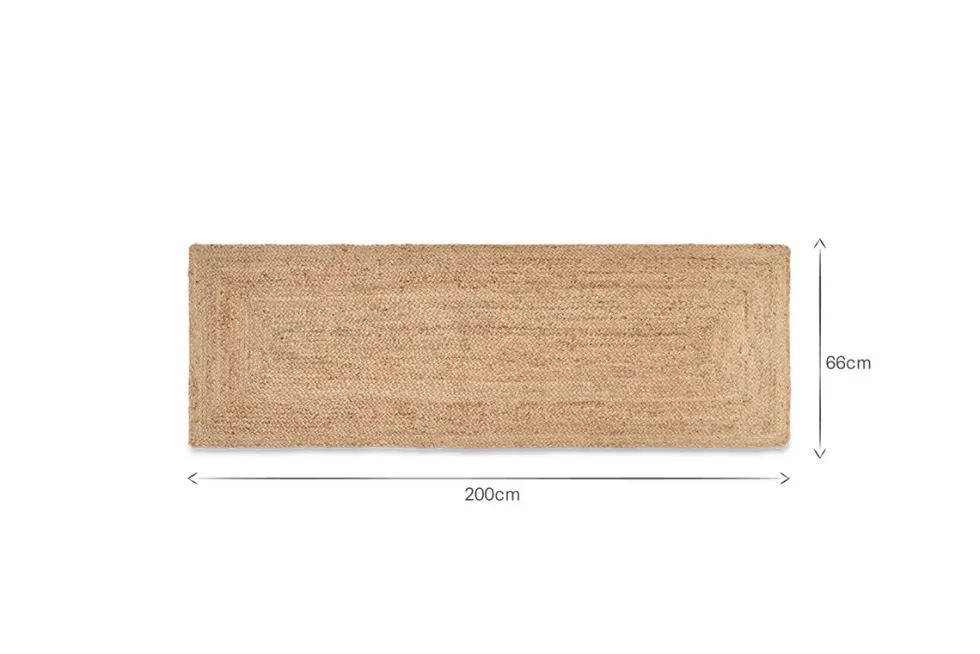 Braided Hemp Floor Runner
