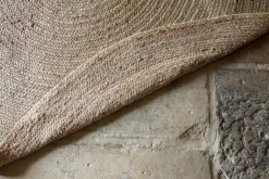Braided Hemp Rug - Round